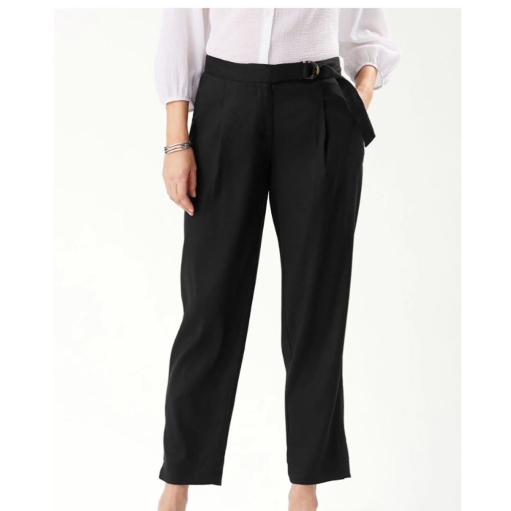 New with Tags Women’s Tommy Bahama Willa Black Ankle Pants